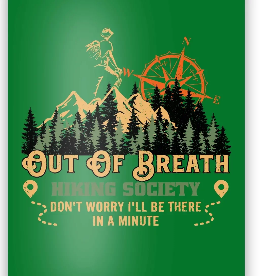 Out Of Breath Hiking Society Poster