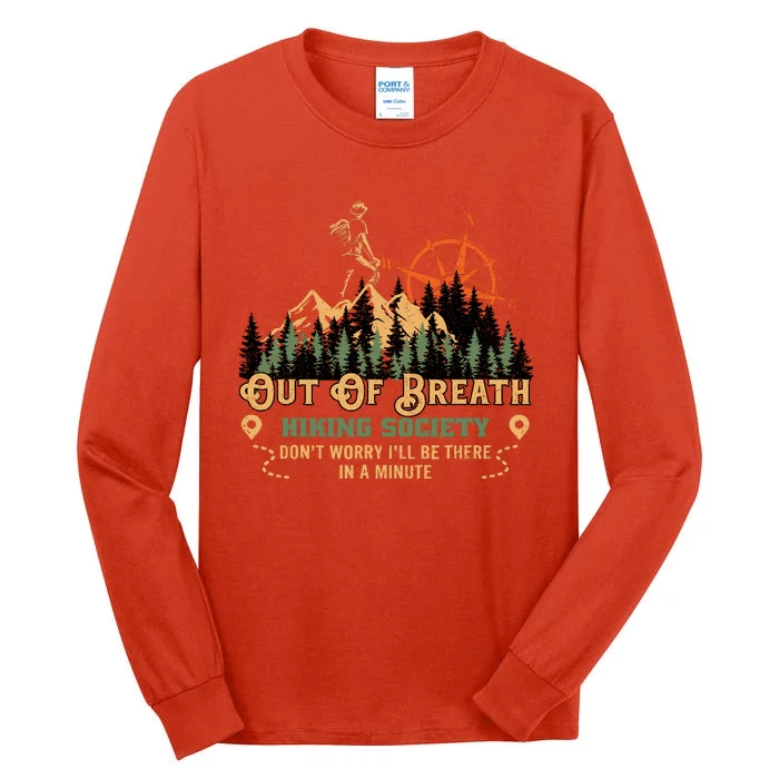 Out Of Breath Hiking Society Tall Long Sleeve T-Shirt