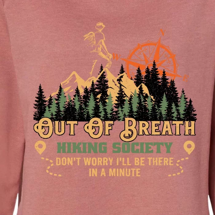 Out Of Breath Hiking Society Womens California Wash Sweatshirt