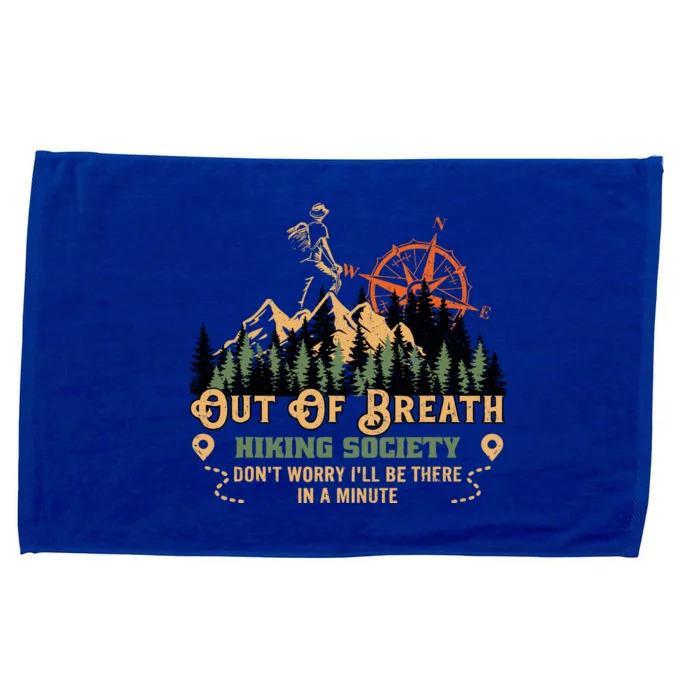 Out Of Breath Hiking Society Microfiber Hand Towel