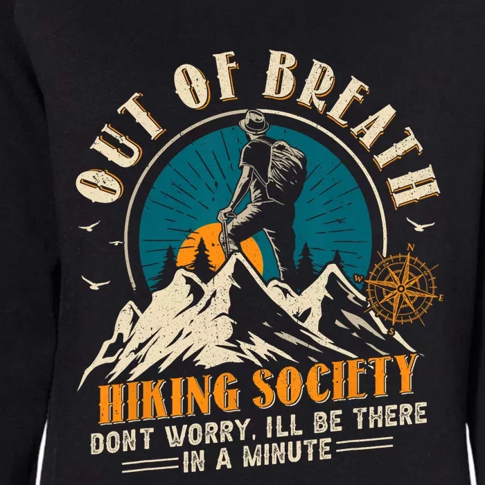 Out Of Breath Hiking Society Womens California Wash Sweatshirt