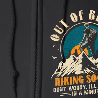 Out Of Breath Hiking Society Full Zip Hoodie