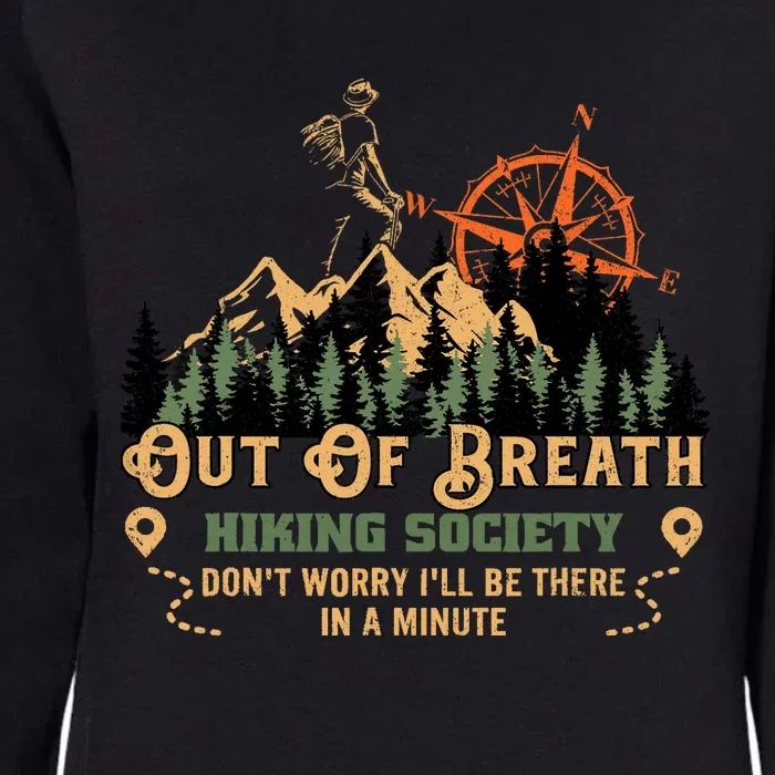 Out Of Breath Hiking Society Womens California Wash Sweatshirt