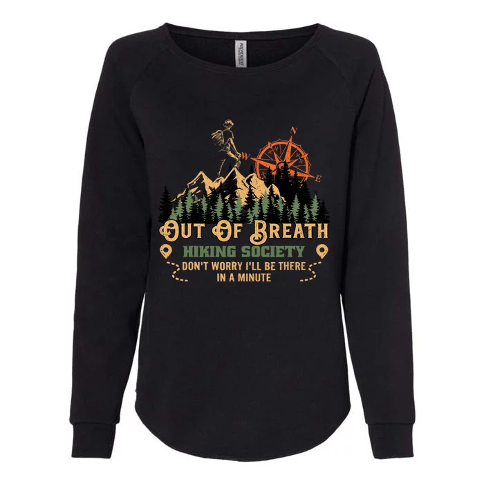 Out Of Breath Hiking Society Womens California Wash Sweatshirt