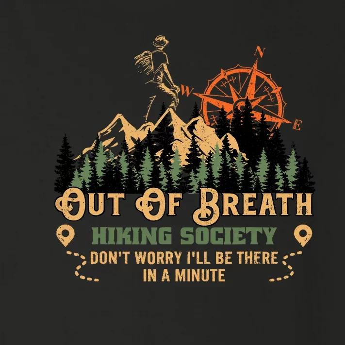 Out Of Breath Hiking Society Toddler Long Sleeve Shirt