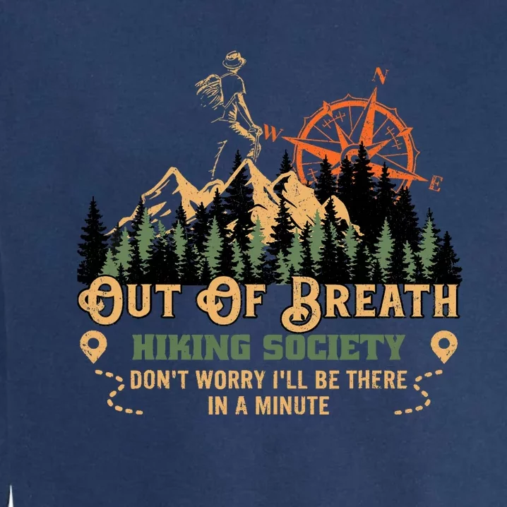 Out Of Breath Hiking Society Garment-Dyed Sweatshirt