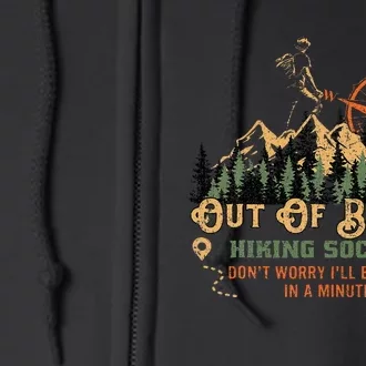 Out Of Breath Hiking Society Full Zip Hoodie