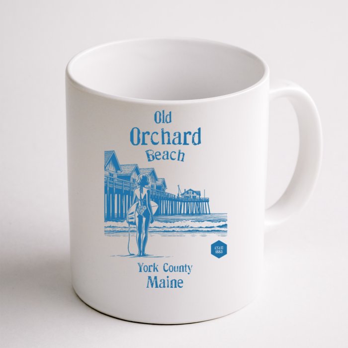 Old Orchard Beach York County Maine Front & Back Coffee Mug