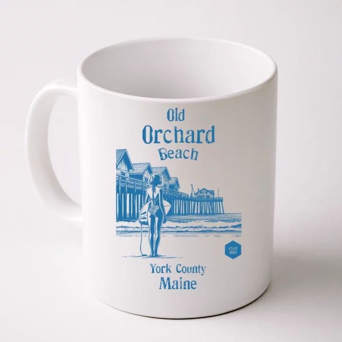 Old Orchard Beach York County Maine Front & Back Coffee Mug