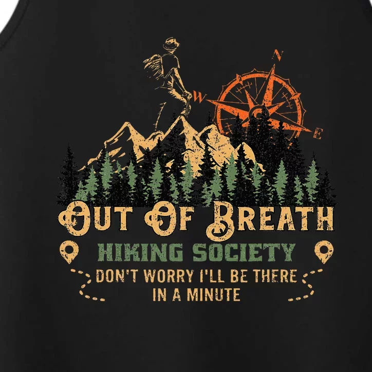 Out Of Breath Hiking Society Performance Tank