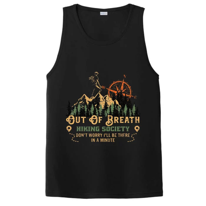 Out Of Breath Hiking Society Performance Tank