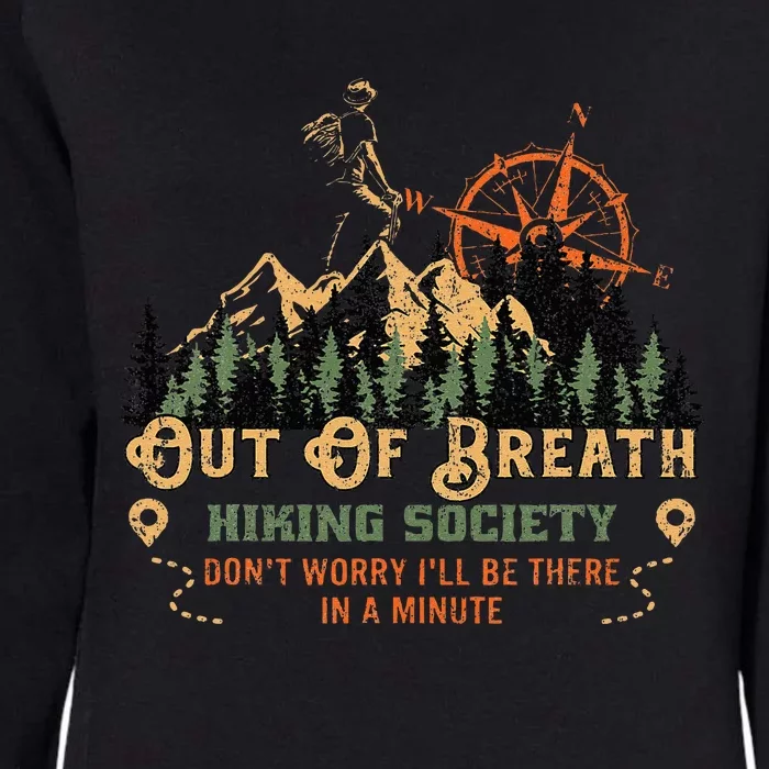 Out Of Breath Hiking Society Womens California Wash Sweatshirt