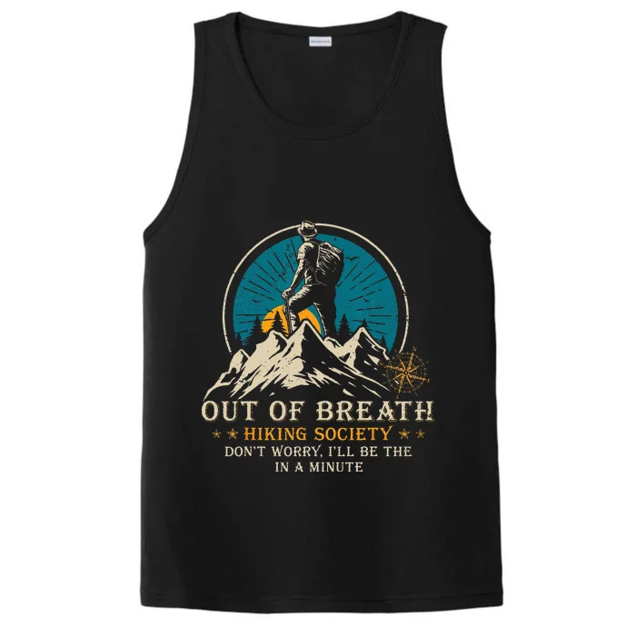 Out Of Breath Hiking Society Performance Tank