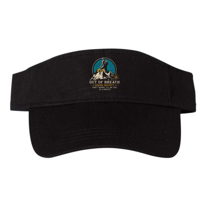 Out Of Breath Hiking Society Valucap Bio-Washed Visor