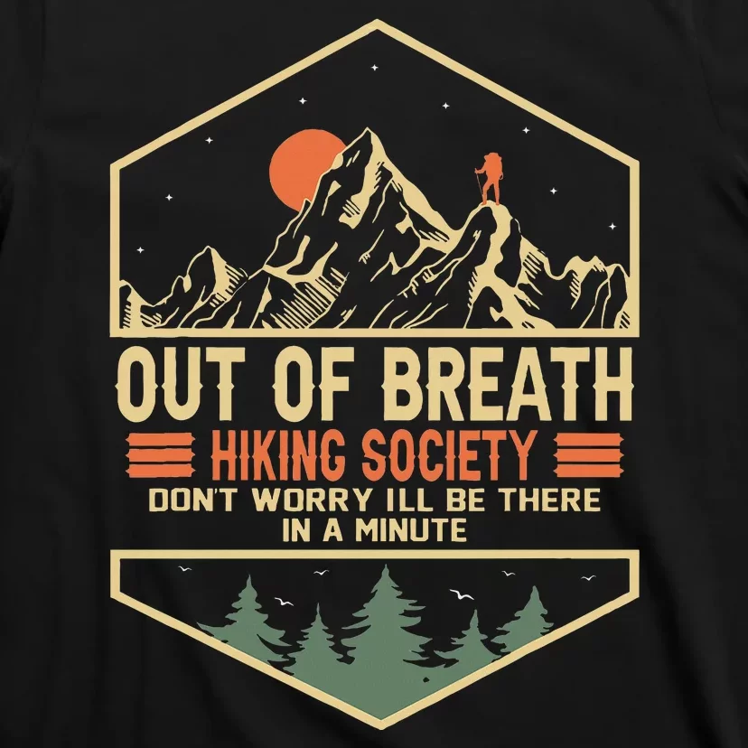 Out Of Breath Hiking Society T-Shirt