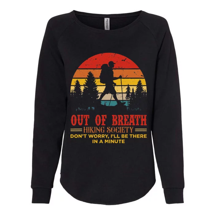 Out Of Breath Hiking Society Womens California Wash Sweatshirt