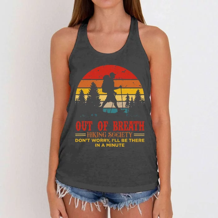 Out Of Breath Hiking Society Women's Knotted Racerback Tank