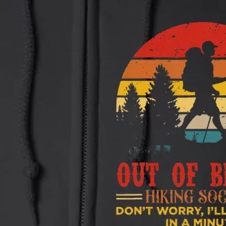 Out Of Breath Hiking Society Full Zip Hoodie