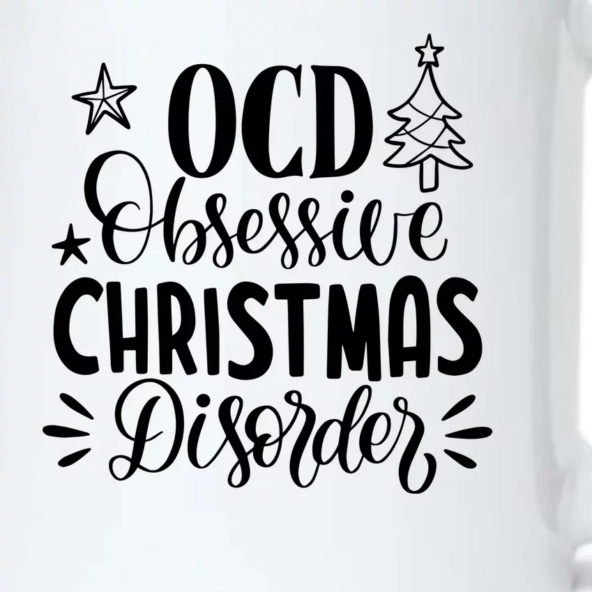 OCD Obsessive Christmas Disorder Funny Black Color Changing Mug