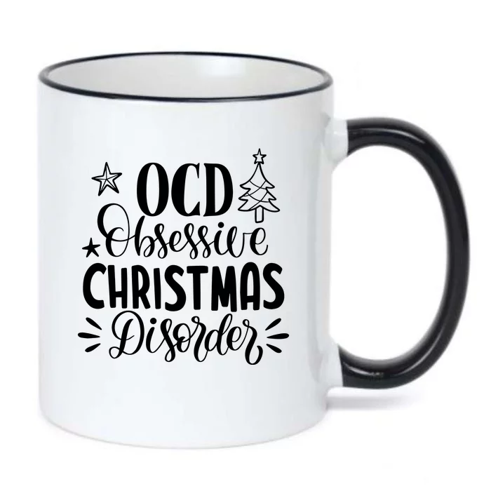 OCD Obsessive Christmas Disorder Funny Black Color Changing Mug