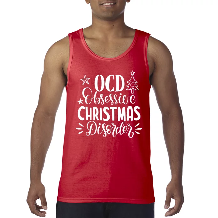 OCD Obsessive Christmas Disorder Funny Tank Top