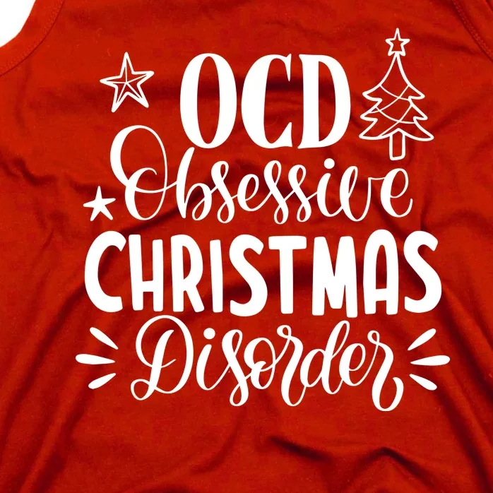 OCD Obsessive Christmas Disorder Funny Tank Top