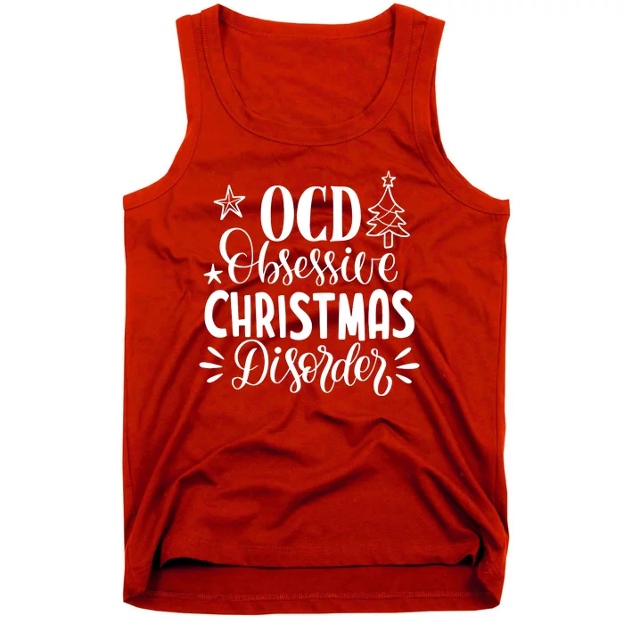 OCD Obsessive Christmas Disorder Funny Tank Top