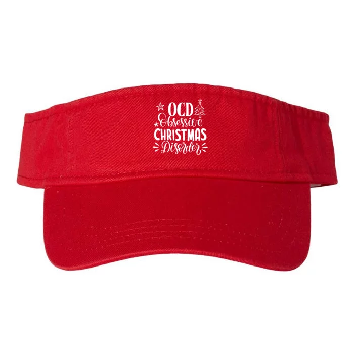 OCD Obsessive Christmas Disorder Funny Valucap Bio-Washed Visor