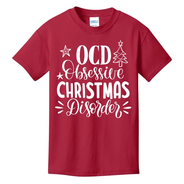 OCD Obsessive Christmas Disorder Funny Kids T-Shirt