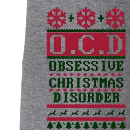 OCD Obsessive Christmas Disorder Doggie 3-End Fleece Hoodie