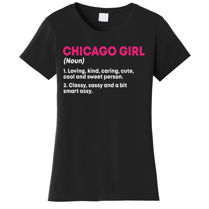 Out Of Chicago IL Illinois Funny Home Roots Women's T-Shirt