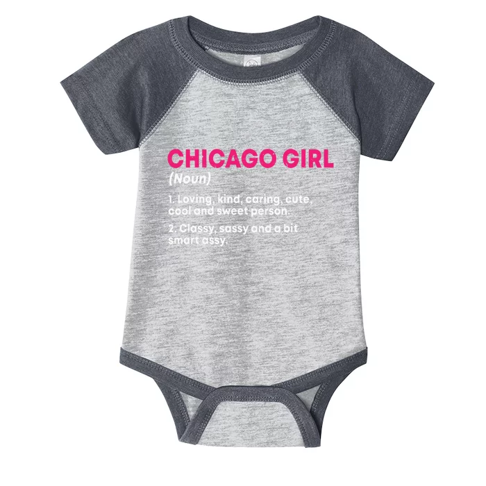 Out Of Chicago IL Illinois Funny Home Roots Infant Baby Jersey Bodysuit