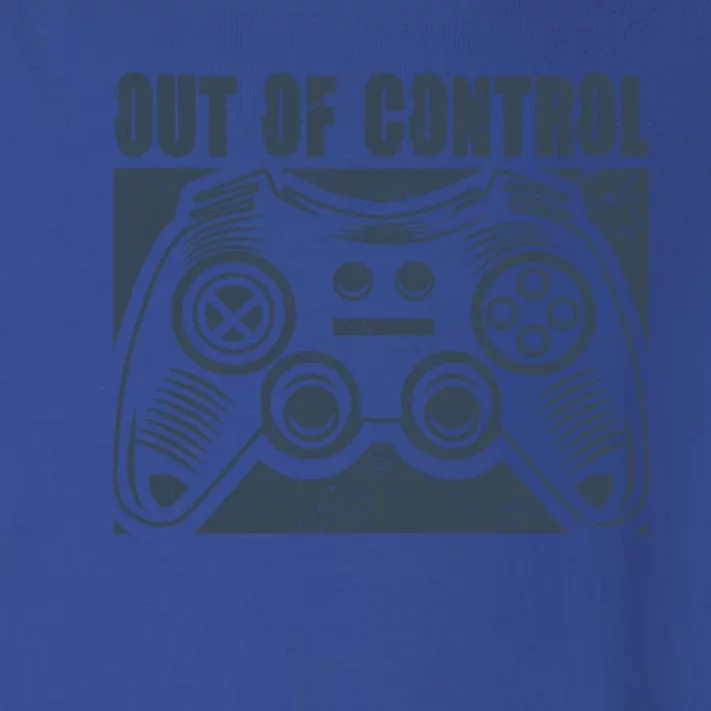 Out Of Control Funny Gaming Quote Retro Video Games Graphic Gift Toddler Long Sleeve Shirt