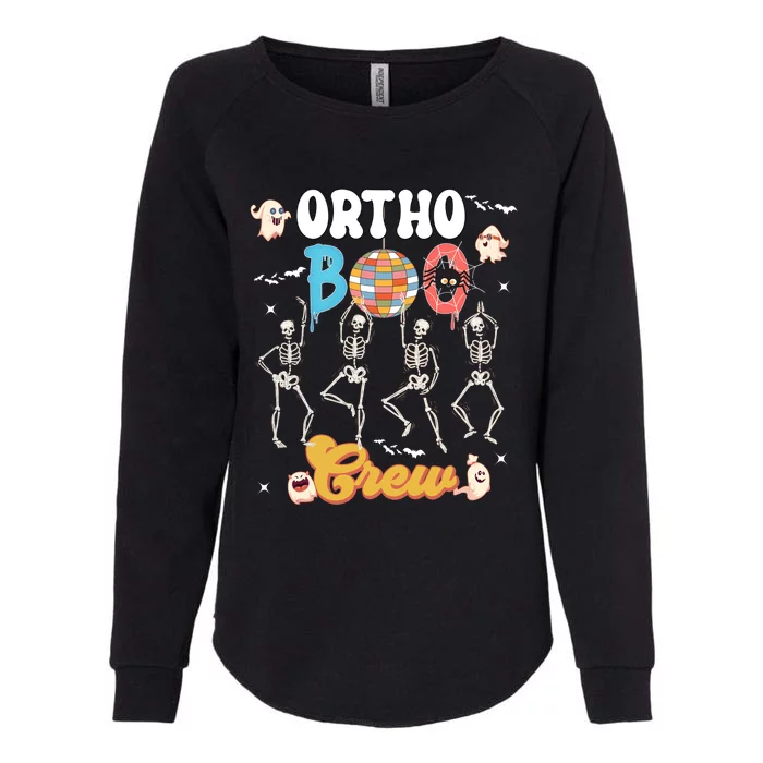 Ortho Orthopedic Chiropractor Halloween Boo Crew Matching Womens California Wash Sweatshirt