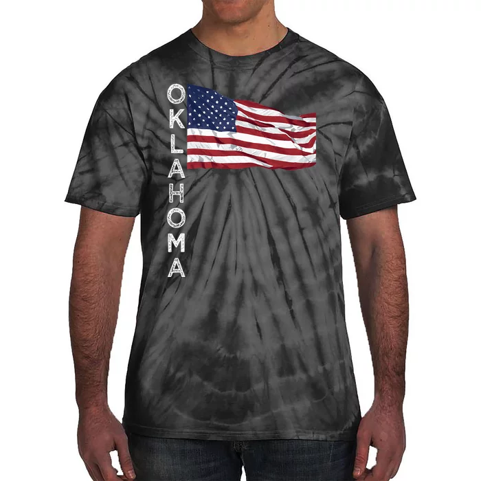 Ok Oklahoma City Sooner State Oklahoman Okie Tulsa Norman Tie-Dye T-Shirt