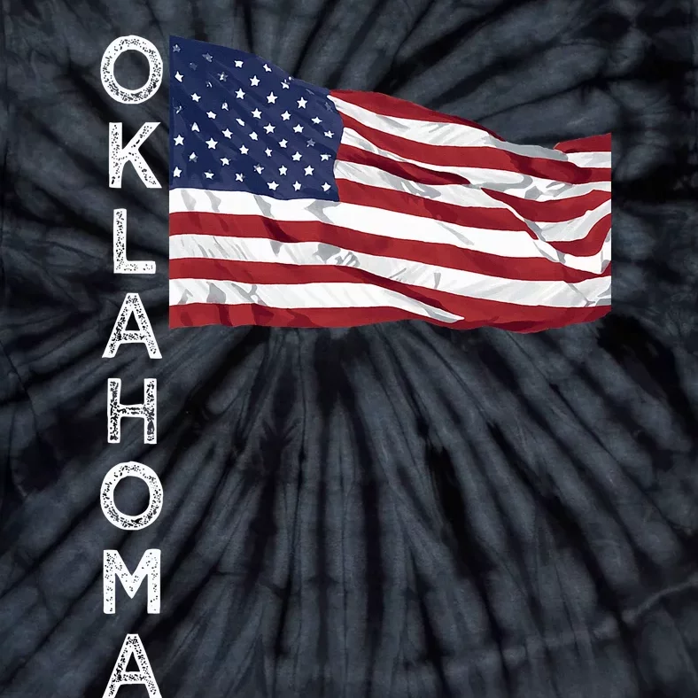 Ok Oklahoma City Sooner State Oklahoman Okie Tulsa Norman Tie-Dye T-Shirt