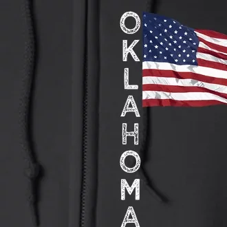 Ok Oklahoma City Sooner State Oklahoman Okie Tulsa Norman Full Zip Hoodie