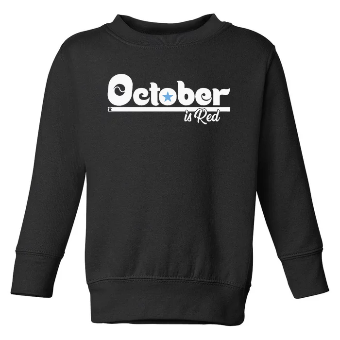 October Toddler Sweatshirt