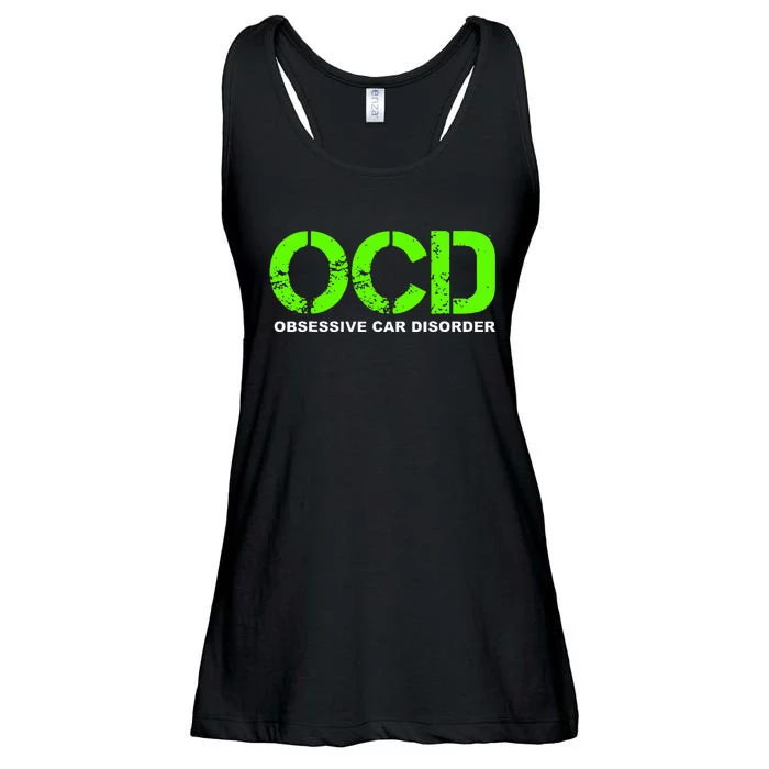 OCD Obsessive Car Disorder  Funny Car Lover Gift Ladies Essential Flowy Tank