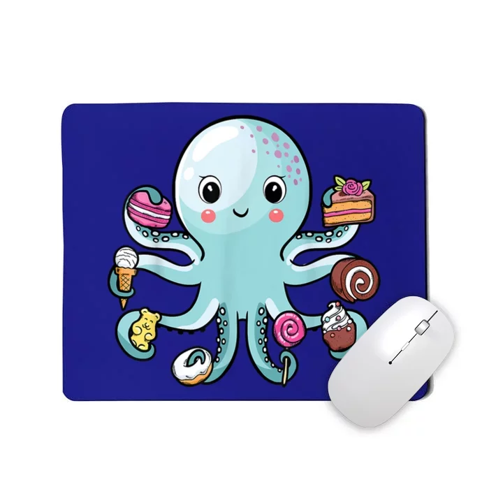 funny Octopus shirts Octopus Cake Tentacles Marine Animals Children Mousepad