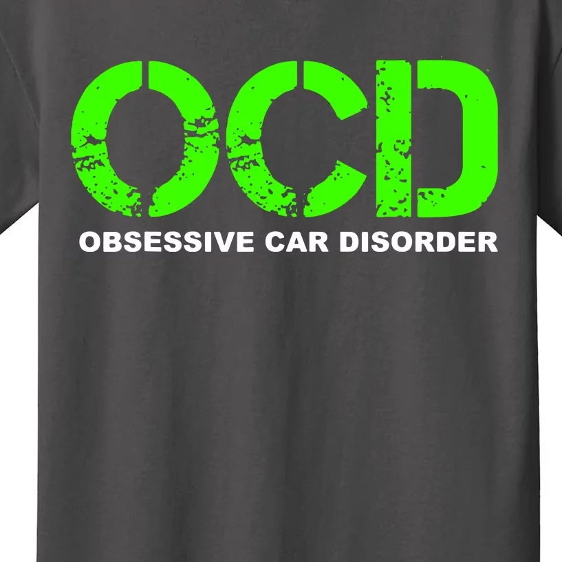 Ocd Obsessive Car Disorder Kids T-Shirt