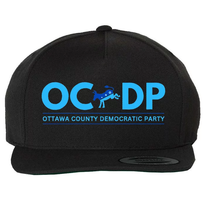 Ocdp Ottawa County Democratic Party Wool Snapback Cap