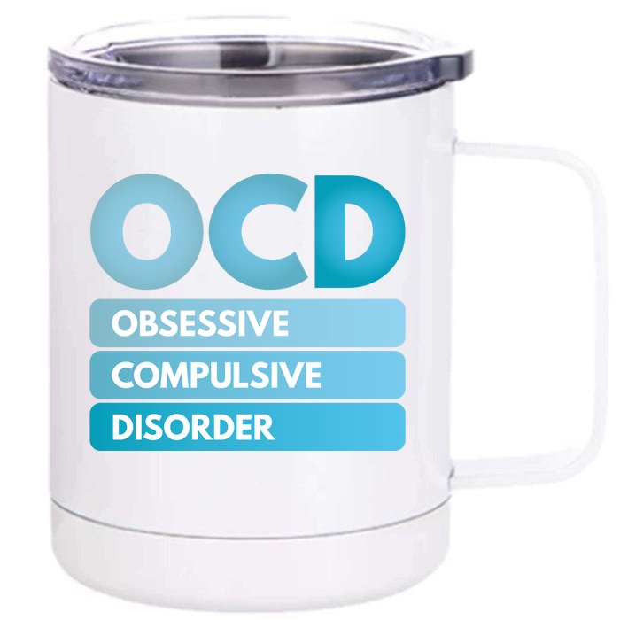 OCD Front & Back 12oz Stainless Steel Tumbler Cup