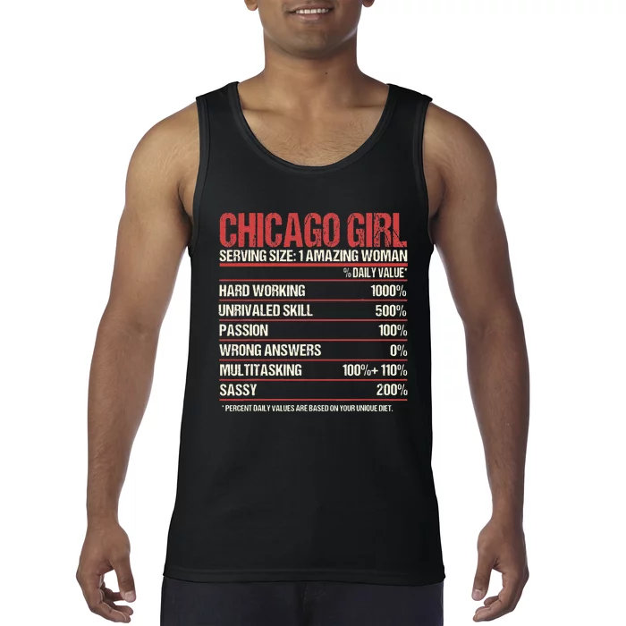 Out Of Chicago IL Illinois Funny Home Roots Tank Top