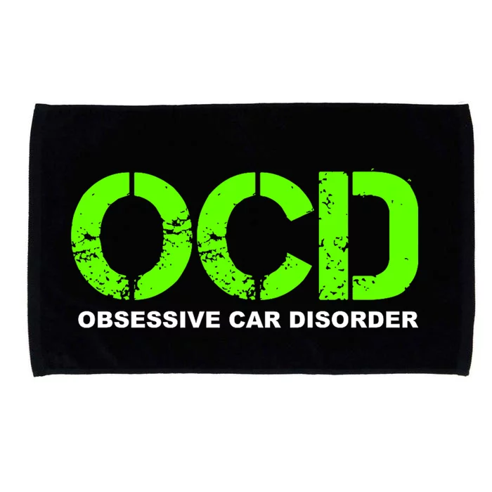 Ocd Obsessive Car Disorder Funny Car Lover Gift Microfiber Hand Towel