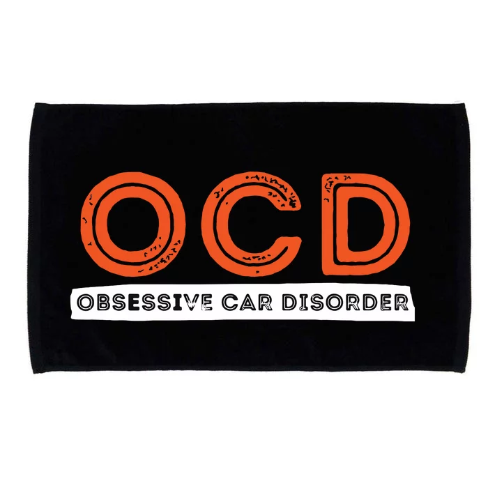 OCD Obsessive Car Disorder Funny Car Lover Gift Microfiber Hand Towel