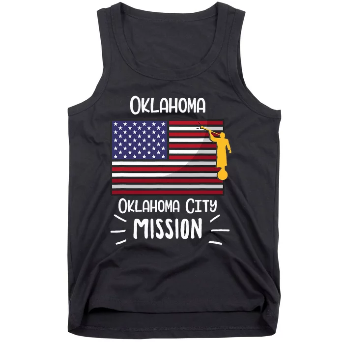 Oklahoma Oklahoma City Mormon Lds Mission Missionary Gift Tank Top