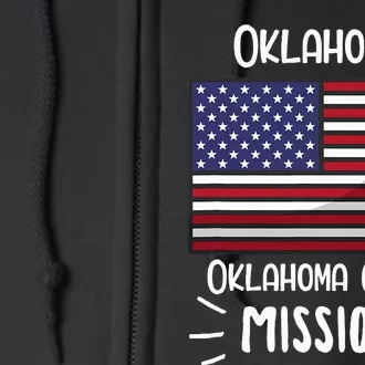 Oklahoma Oklahoma City Mormon Lds Mission Missionary Gift Full Zip Hoodie