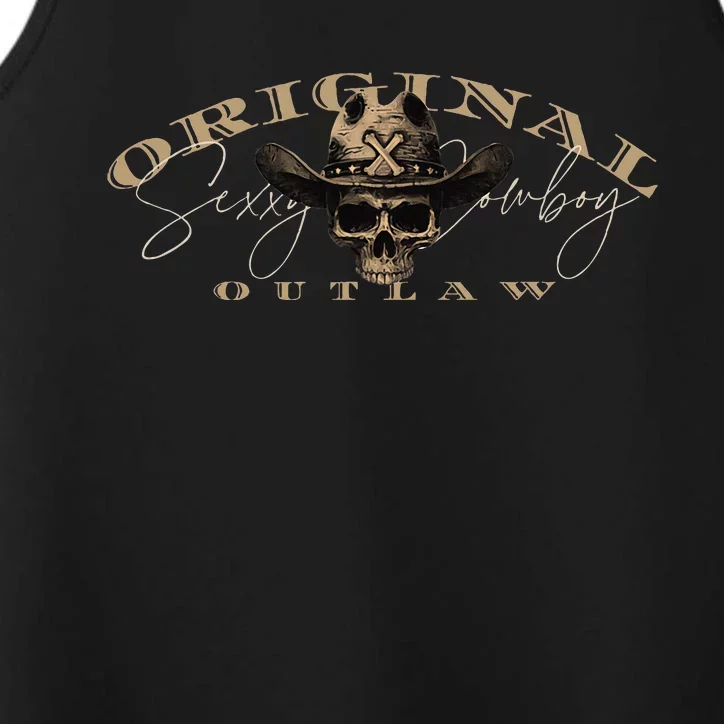 Original Outlaw Cowboy For Country Concert Casual Performance Tank