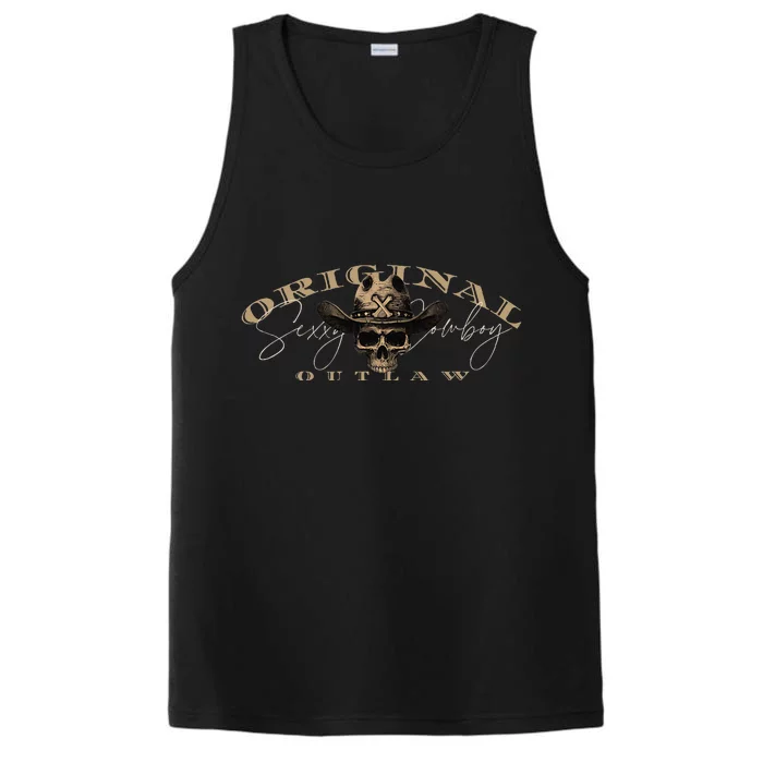 Original Outlaw Cowboy For Country Concert Casual Performance Tank